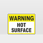 Custom Yard Signs,Warning Hot Surface Sign